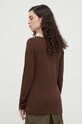 Odzież Marc O'Polo longsleeve bawełniany 310226152199 brązowy