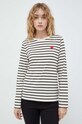 Marc O'Polo longsleeve wzorzyste beżowy 400215752017
