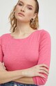 Marc O'Polo longsleeve bawełniany różowy 400226152199