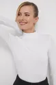 Tričko s dlhým rukávom Calvin Klein béžová