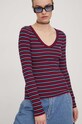 Tommy Jeans longsleeve bleumarin DW0DW17386