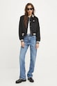 Tričko s dlouhým rukávem Tommy Jeans DW0DW17387 bílá AW25