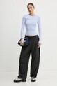 Лонгслів Tommy Jeans DW0DW17387 блакитний SS25
