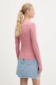 Дрехи Блуза с дълги ръкави Tommy Jeans DW0DW17387 оранжев