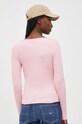 Odzież Tommy Jeans longsleeve DW0DW17390 różowy