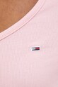 Tommy Jeans longsleeve DW0DW17390 różowy