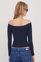 Oblečení Tričko s dlouhým rukávem Tommy Jeans DW0DW17535 námořnická modř