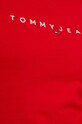 Tommy Jeans longsleeve bawełniany DW0DW17362 czerwony