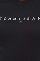 Tommy Jeans longsleeve bawełniany DW0DW17362 czarny