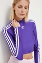 Лонгслів adidas Originals фіолетовий IR8133