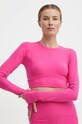 Odjeća Majica dugih rukava za trening adidas by Stella McCartney IT5715 roza