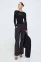 Κορμάκι Karl Lagerfeld Jeans μαύρο