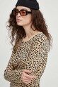Levi's longsleeve din bumbac bej 69555