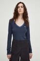Levi's longsleeve bawełniany granatowy A4891