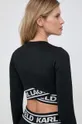 Longsleeve Karl Lagerfeld 92% Ανακυκλωμένο πολυαμίδιο, 8% Σπαντέξ