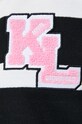 Karl Lagerfeld longsleeve bawełniany 240W1820 czarny