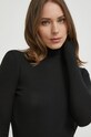 Pepe Jeans longsleeve din bumbac negru PL505820
