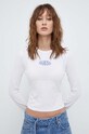 Tričko s dlouhým rukávem Guess Originals béžová W4RI58KA0Q1