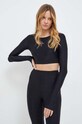 Лонгслів Versace Jeans Couture з еластаном чорний 76HAHE05