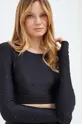 čierna Tričko s dlhým rukávom Versace Jeans Couture