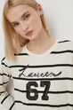 Lauren Ralph Lauren longsleeve aplikacja beżowy 200933514