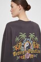 Бавовняний лонгслів Billabong чорний EBJZT00242