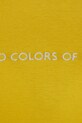 Bavlnené tričko s dlhým rukávom United Colors of Benetton 3GA2E16G0 žltá