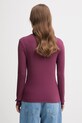 Дрехи Памучна блуза с дълги ръкави United Colors of Benetton 3GA2E16G0 виолетов