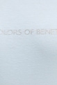 United Colors of Benetton longsleeve din bumbac 3GA2E16G0 albastru