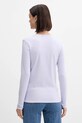Одежда Хлопковый лонгслив United Colors of Benetton 3GA2E4245 фиолетовой
