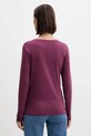 Одежда Хлопковый лонгслив United Colors of Benetton 3GA2E4245 фиолетовой