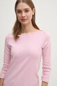 United Colors of Benetton longsleeve din bumbac roz 3GA2E16A1