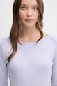 United Colors of Benetton longsleeve din bumbac violet 3GA2E16A1