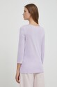 United Colors of Benetton longsleeve bawełniany 3GA2E16A1 fioletowy AA00