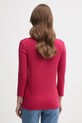 Дрехи Памучна блуза с дълги ръкави United Colors of Benetton 3GA2E16A1 розов