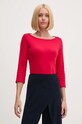 United Colors of Benetton longsleeve bawełniany 3GA2E16A1 czerwony AA00