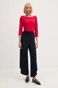 Îmbrăcăminte United Colors of Benetton longsleeve din bumbac 3GA2E16A1 rosu