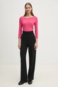 Хлопковый лонгслив United Colors of Benetton 3GA2E16A1 розовый AA00