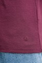 Памучна блуза с дълги ръкави United Colors of Benetton 3GA2E16A1 виолетов