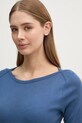 Pamučna majica dugih rukava United Colors of Benetton mornarsko plava 3GA2E16A1