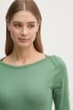 United Colors of Benetton longsleeve din bumbac verde 3GA2E16A1