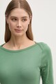 United Colors of Benetton longsleeve din bumbac verde 3GA2E16A1