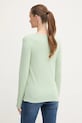 United Colors of Benetton longsleeve din bumbac 3GA2E16F9 verde AW25