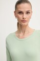 Odzież United Colors of Benetton longsleeve bawełniany 3GA2E16F9 zielony