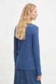 Одежда Хлопковый лонгслив United Colors of Benetton 3GA2E16F9 тёмно-синий