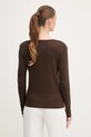 Odzież United Colors of Benetton longsleeve bawełniany 3GA2E16F9 brązowy