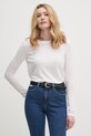 Sisley longsleeve biały 3QU4L102Y