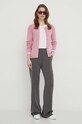 Sisley longsleeve 3QU4L102Y biały SS25