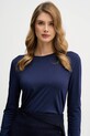 Sisley camicia a maniche lunghe blu navy 3QU4L102Y