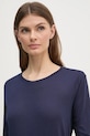 Tričko s dlhým rukávom Sisley tmavomodrá 3QU4L102Y
